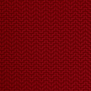 Schumacher Fabric Manhattan Cranberry 64345