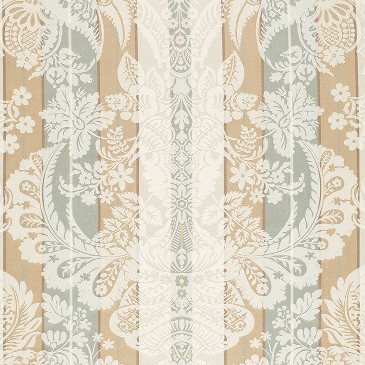 Savannah Imberline Damask Ciel 64391 by Schumacher Designer Fabric PALAZZO SILK 100% INDIA MARTINDALE 2,000 </p><p>Repeat: Horizontal: 27 1/2" (70CM) and Vertical: 27 1/4" (69CM) 55 - Swanky Fabrics -