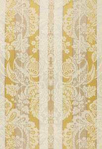 Schumacher Fabric Savannah Imberline Damask Chardonnay 64393