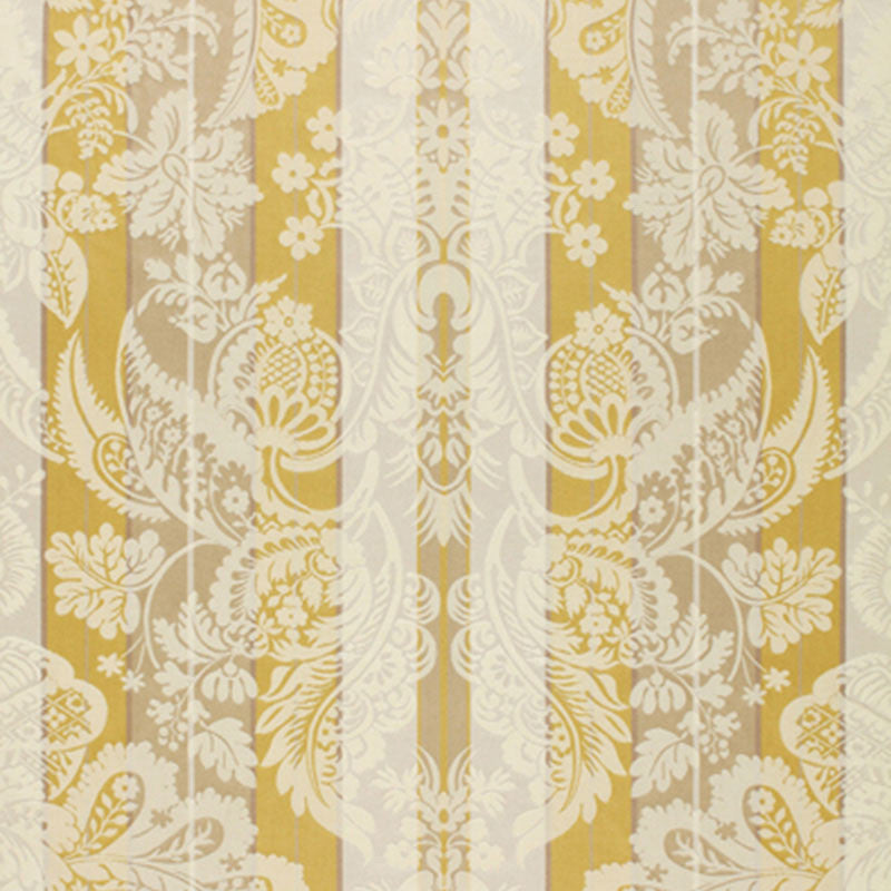 Savannah Imberline Damask Chardonnay 64393 by Schumacher Fabric Schumacher Fabric Savannah Imberline Damask Chardonnay 64393Fabric SILK 100% INDIA </p><p>Repeat: H: HORZ. 27 1/2" (70CM) , V: VERT. 27 1/4" (69CM) 55 - Fabric Carolina -