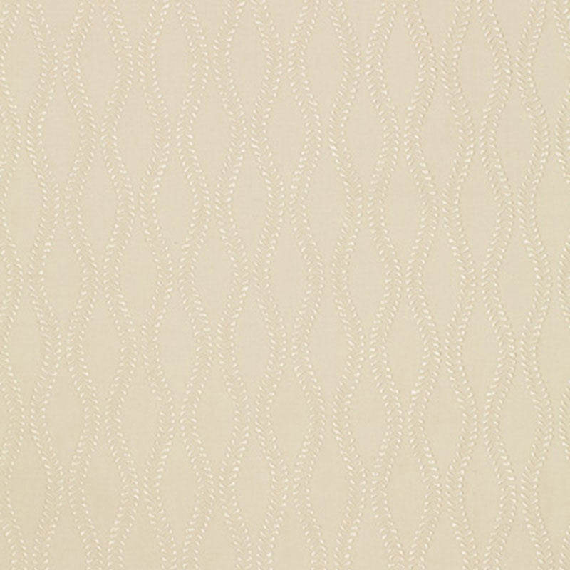 Undulation Vellum 64400 by Schumacher Designer Fabric TESSERA I SMALL PATTERNS SILK 52% COTTON 48% INDIA WYZENBEEK 9,000 </p><p>Repeat: Horizontal: 13 3/4" (35CM) and Vertical: 6 1/2" (17CM) 55 - Swanky Fabrics -