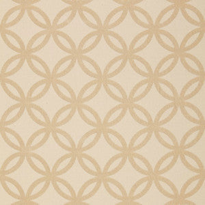 Schumacher Fabric Circle Dance Champagne 64481