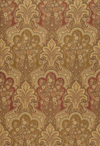 Schumacher Fabric New Castle Paisley Tuscan 64591
