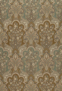 Schumacher Fabric New Castle Paisley Venetian 64592