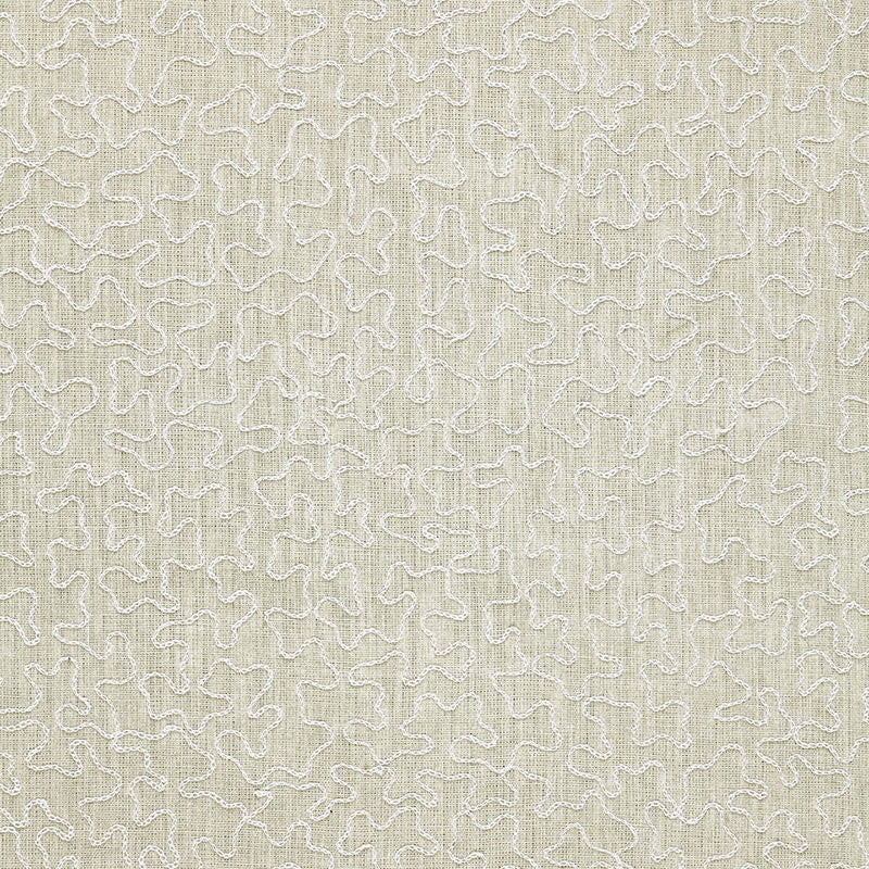 Vermicelli Embroidery Pearl 64673 by Schumacher Fabric Schumacher Fabric Vermicelli Embroidery Pearl 64673Fabric LINEN 90% INDIA </p><p>Repeat: H: , V: 53 - Fabric Carolina -