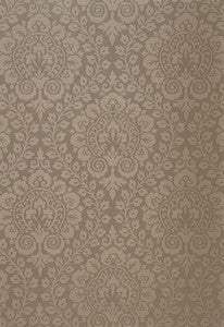 Schumacher Fabric Amalfi Damask Smoke 64692