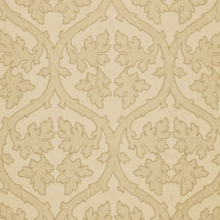 Ravenna Embroidery Bone 64742 by Schumacher Fabric Schumacher Fabric Ravenna Embroidery Bone 64742Fabric SILK 100% INDIA </p><p>Repeat: H: HORZ. 10" (25CM) , V: VERT. 15" (38CM) 50.375 - Fabric Carolina -
