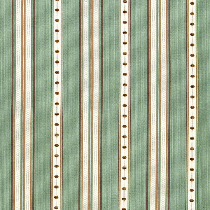 Francesca Stripe Aqua 64753 by Schumacher Fabric Schumacher Fabric Francesca Stripe Aqua 64753Fabric COTTON 76% ITALY </p><p>Repeat: H: HORZ. 6 3/4" (17CM) , V: VERT. 1" (3CM) 54 - Fabric Carolina -