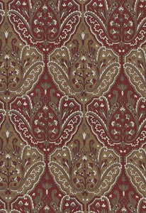 Schumacher Fabric Maharajah Crewel Embroidery Pompeii 64811