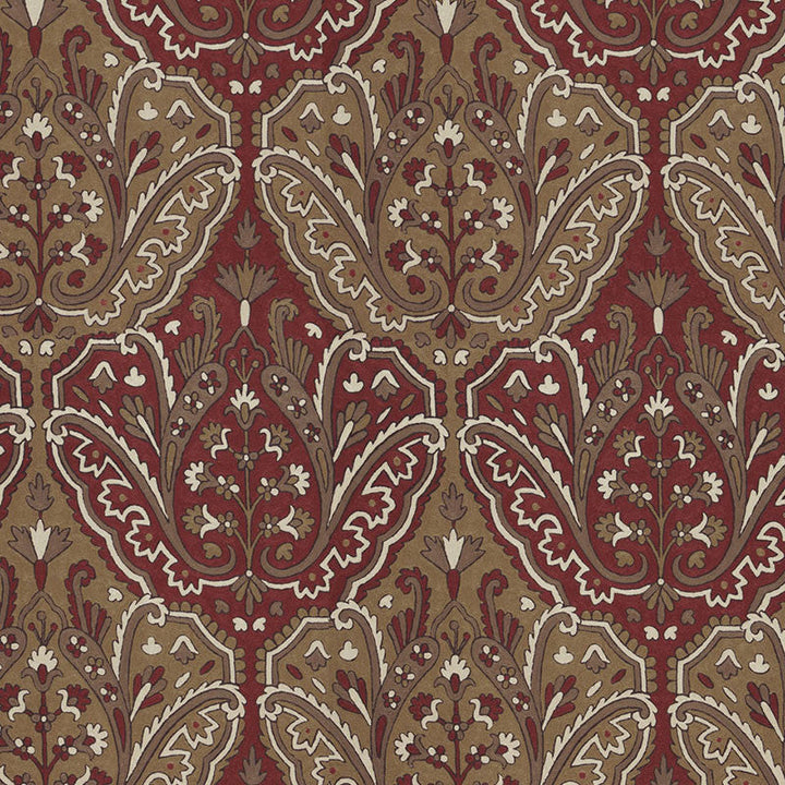 Maharajah Crewel Embroidery Pompeii 64811 by Schumacher Designer Fabric CREWEL COLLECTION WOOL 70% COTTON 30% INDIA MARTINDALE 10,000 </p><p>Repeat: Horizontal: 24 1/2" (62CM) and Vertical: 32 1/4" (82CM) 50 - Swanky Fabrics -