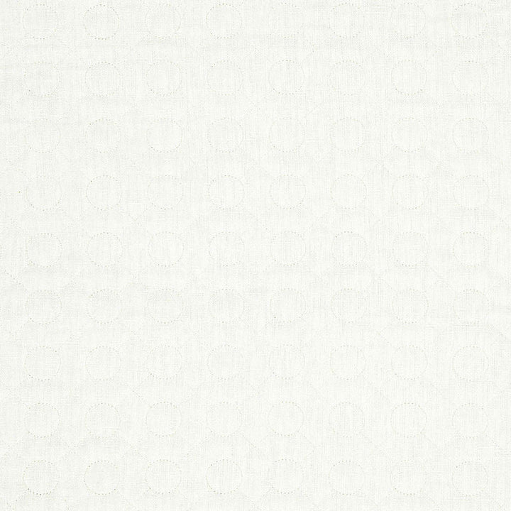 Arles Embroidery Oyster 65001 by Schumacher Designer Fabric AU NATUREL LINEN 54% POLYESTER 24% INDIA MARTINDALE 5,000 </p><p>Repeat: Horizontal: 1 3/8" (3CM) and Vertical: 1 3/8" (3CM) 50.5 - Swanky Fabrics -