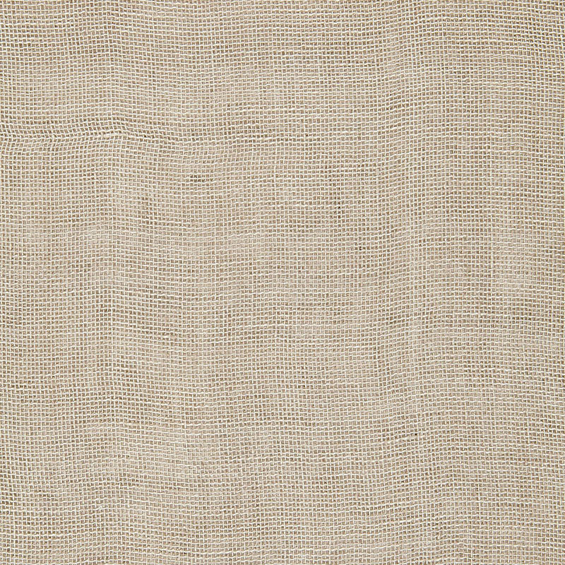 La Baux Sheer Greige 65011 by Schumacher Designer Fabric ESSENTIALS: SHEERS & CASEMENTS II LINEN 100% INDIA </p><p>Repeat: Horizontal: and Vertical: 54 - Swanky Fabrics -