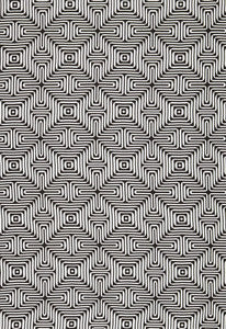 Schumacher Fabric Amazing Maze Kohl 65322
