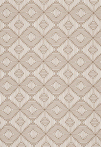 Schumacher Fabric Amazing Maze Sand 65323