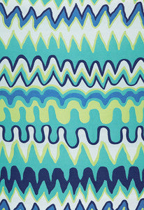 Schumacher Fabric Zig Zag Weave Laguna 65330