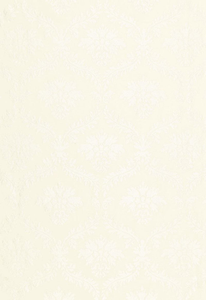 Valbonne Linen Embroidery Blanc 65341 by Schumacher Designer Fabric Au-Naturel 88% Linen, 12% Viscose - Horizontal: 10 and Vertical: 12.375 51.5 - Swanky Fabrics -