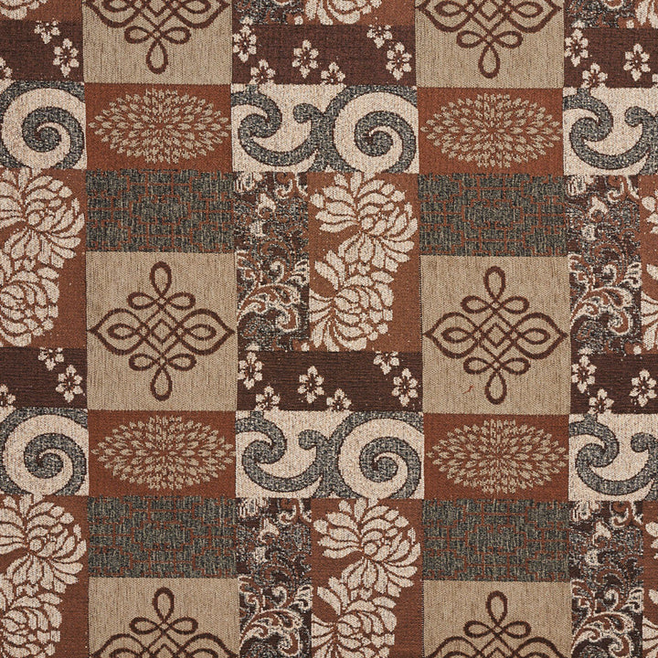 6534 Cobblestone by Charlotte Designer Fabric Chenille Inspirations III 75% Olefin, 25% Polyester Made In USA Exceeds 100,000 Wyzenbeek Rubs (Heavy Duty) Horizontal: 14.0" x Vertical: 14.0" 54 Inches - Swanky Fabrics -