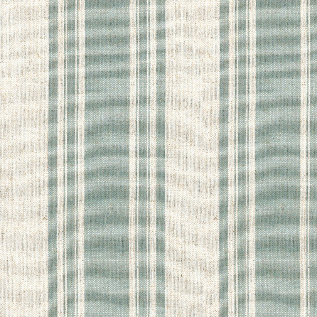 Waverly Fabric Thames Stripe Lagoon 654212 15 Yards