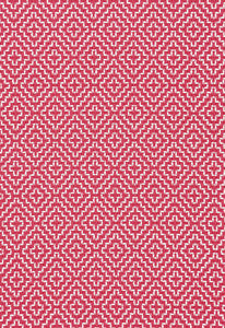 Schumacher Fabric Soho Weave Raspberry 65620