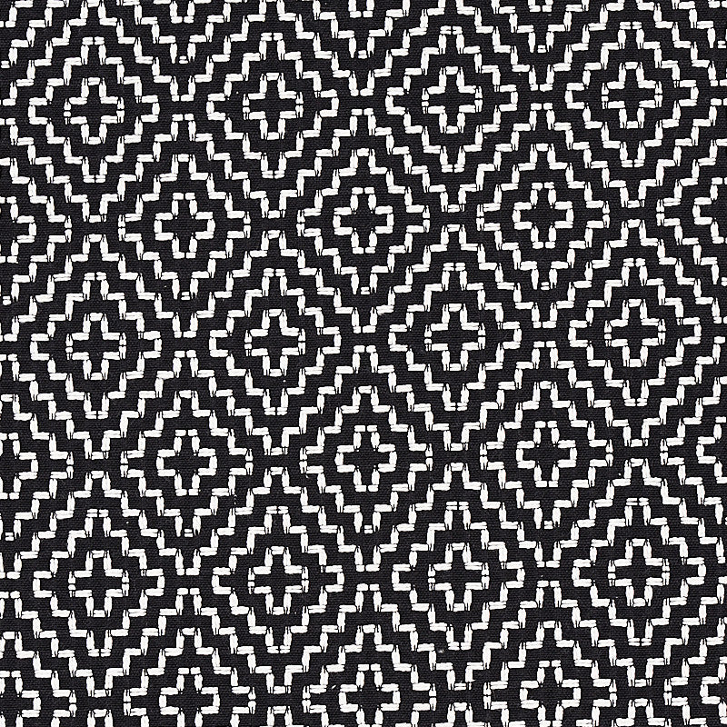Soho Weave Black 65626 by Schumacher Fabric Schumacher Fabric Soho Weave Black 65626Fabric COTTON 100% ITALY </p><p>Repeat: H: HORZ. 2 1/4" (6CM) , V: VERT. 3 1/4" (8CM) 56 - Fabric Carolina -