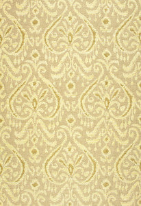 Schumacher Fabric Maroc Linen Damask Sauterne 65633
