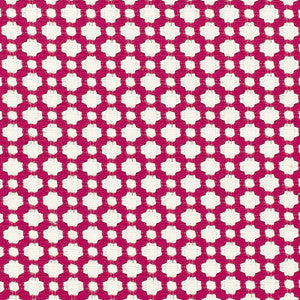 Schumacher Fabric Betwixt Magenta/Natural 65685