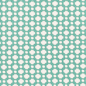 Schumacher Fabric Betwixt Pool/Natural 65687