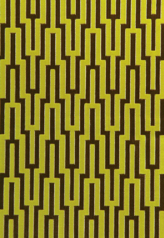 Metropolitan Velvet Bamboo Shoot 65700 by Schumacher Designer Fabric Chroma 67% Polyester, 18% Viscose, 15% Linen Martindale 40,000 Horizontal: 3.5 and Vertical: 6.625 55 - Swanky Fabrics -