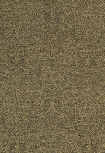 Schumacher Fabric Astor Chenille Paisley Ebony 65712