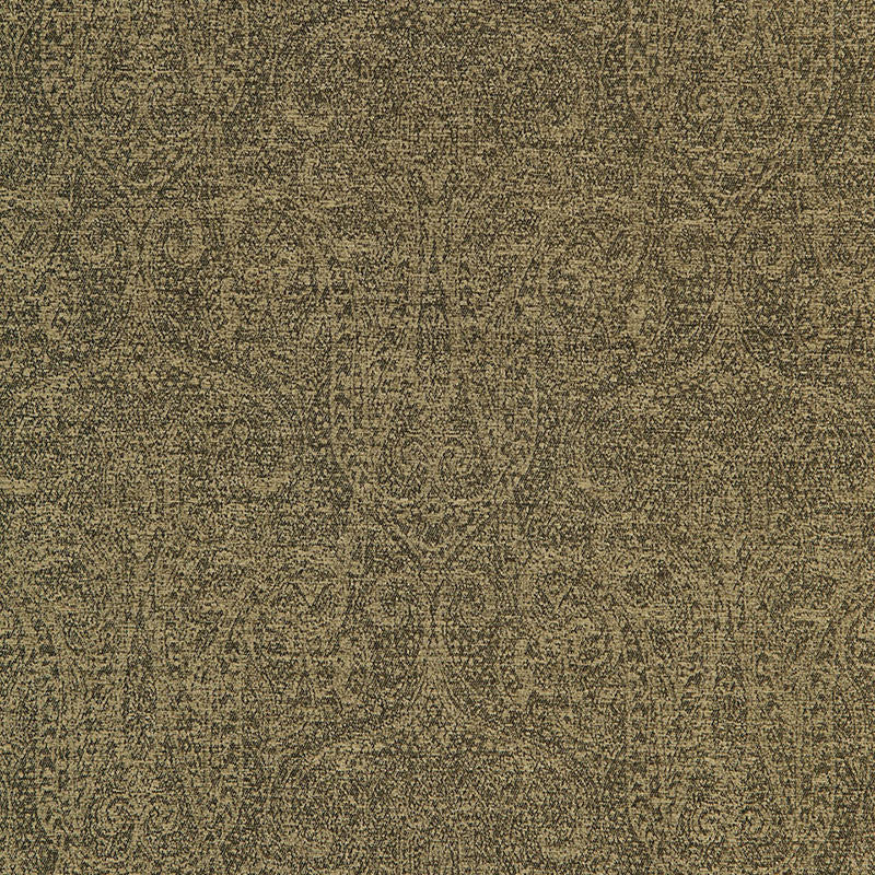 Astor Chenille Paisley Ebony 65712 by Schumacher Designer Fabric CHROMA COTTON 60% RAYON 40% UNITED STATES OF AMERICA WYZENBEEK 33,000 </p><p>Repeat: Horizontal: 6 3/4" (17CM) and Vertical: 16 1/2" (42CM) 54 - Swanky Fabrics -
