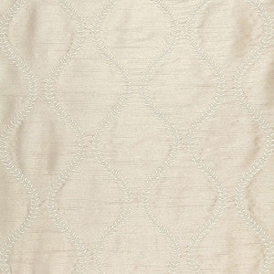 Schumacher Fabric Agadir Embroidery Dove 65751