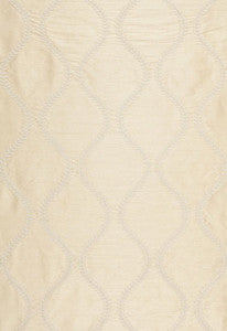 Schumacher Fabric Agadir Embroidery Champagne 65752