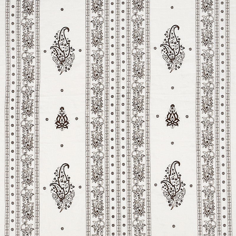 Jaipur Brown 65801 by Schumacher Fabric Schumacher Fabric Jaipur Brown 65801Fabric LINEN 84% INDIA </p><p>Repeat: H: HORZ. 25" (63CM), V: VERT. 7 3/5" (20CM) 50 - Fabric Carolina -