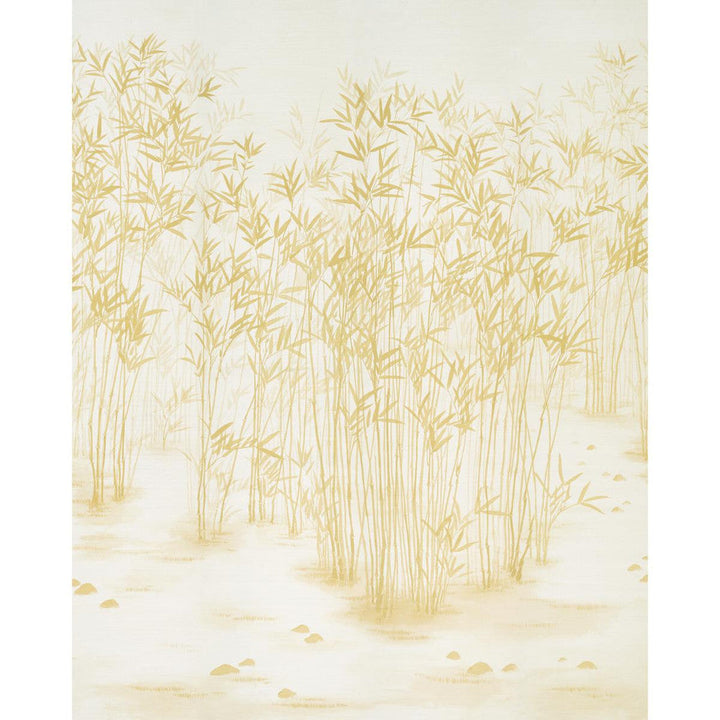 Kanji Sisal Ochre 5011781 by Schumacher Designer Wallpaper Perennial Favorites 136.0" - Swanky Fabrics -