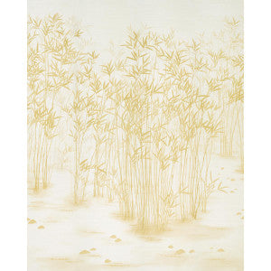 Schumacher Wallpaper Kanji Sisal Ochre 5011781