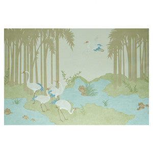 Schumacher Wallpaper Yashinoki Crane Willow 5011701