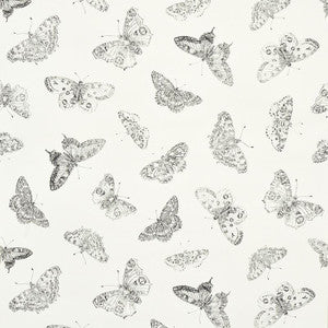 Schumacher Wallpaper Burnell Butterfly Ivory 5011740