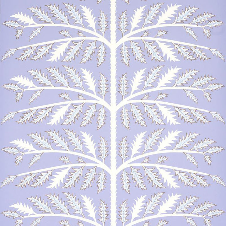 Thistle Lavender 5011431 by Schumacher Designer Wallpaper Neisha Crosland 27.0" - Swanky Fabrics -
