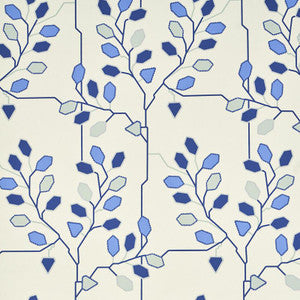 Schumacher Wallpaper Tumble Weed Delft Blue 5011420