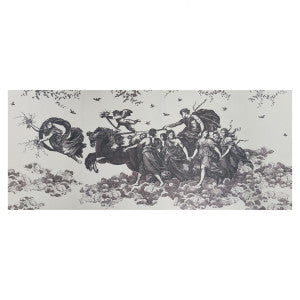 Schumacher Wallpaper Chariot Of Dawn Toile Black 5011500