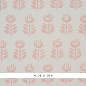 Schumacher Wallpaper Rosenborg Pink 5011330