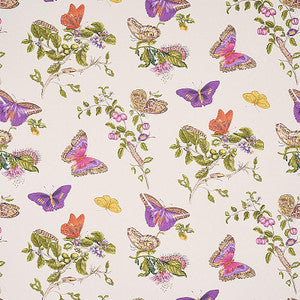 Schumacher Wallpaper Baudin Butterfly Purple 5010692