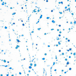 Schumacher Wallpaper Ink Splash Blue 5012181