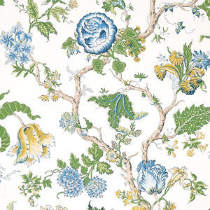 Schumacher Wallpaper Josephine Blue 5012010