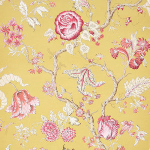 Schumacher Wallpaper Josephine Ochre 5012011