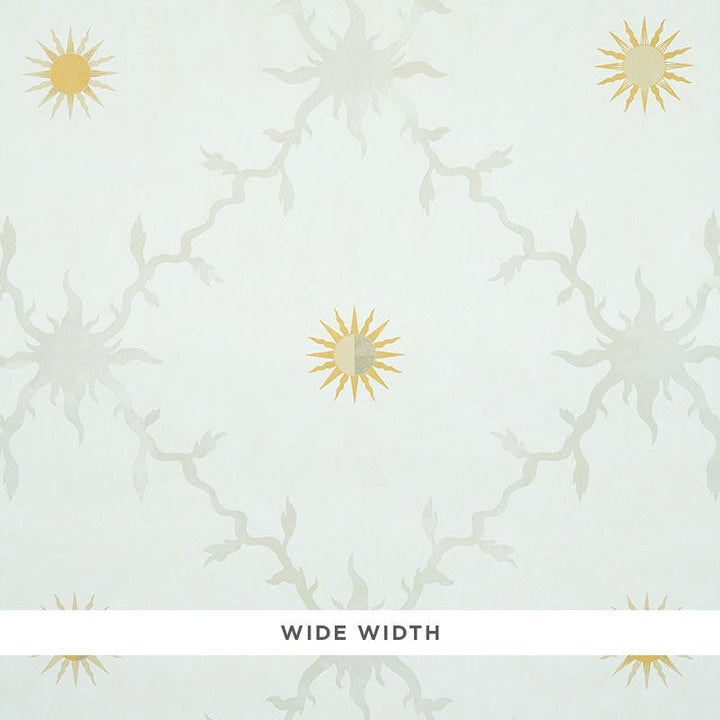 Palladio Trellis Neutral 5011371 by Schumacher Designer Wallpaper Misterioso 54.0" - Swanky Fabrics -