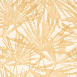 Schumacher Wallpaper Sunlit Palm Sisal Wheat 5012041