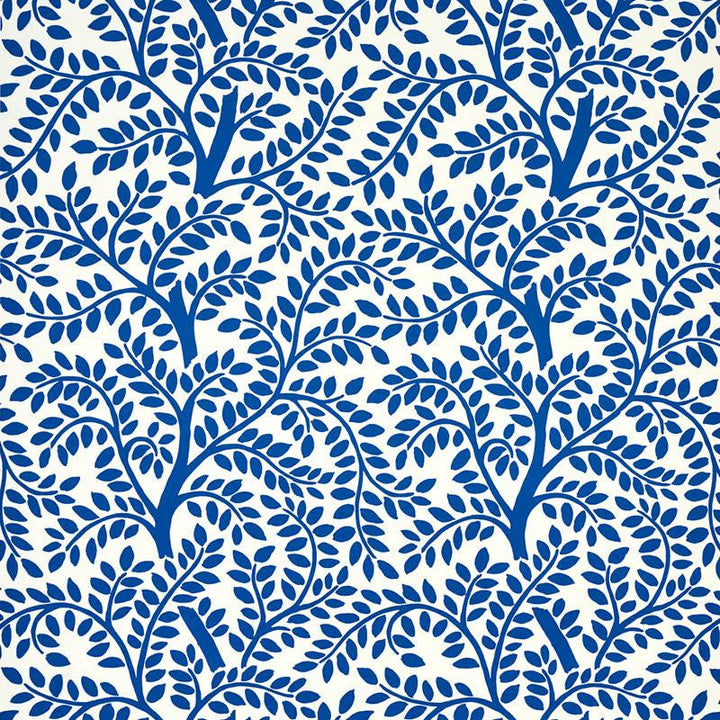 Temple Garden Ii Blue 5011962 by Schumacher Designer Wallpaper Happy Together 13.5" - Swanky Fabrics -