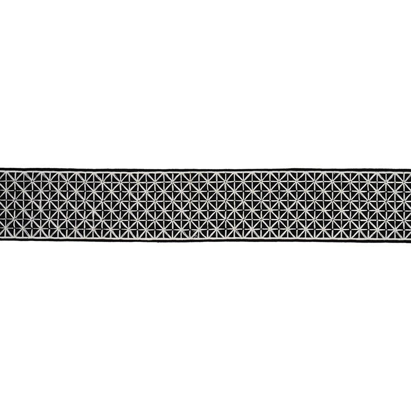 Directoire Tape Black 68646 by Schumacher Designer Trim Happy Together - Swanky Fabrics -