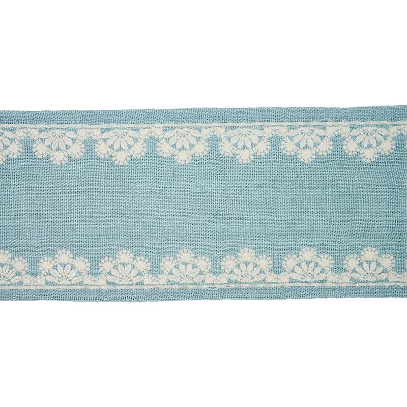 Cecily Tape Sky 77571 by Schumacher Designer Trim New Traditional - Swanky Fabrics -